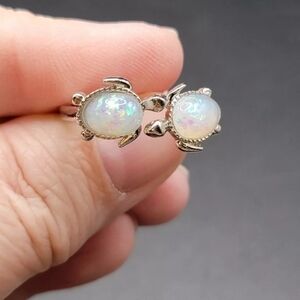 Double Turtle Cuff Ring (I Love You Forever)